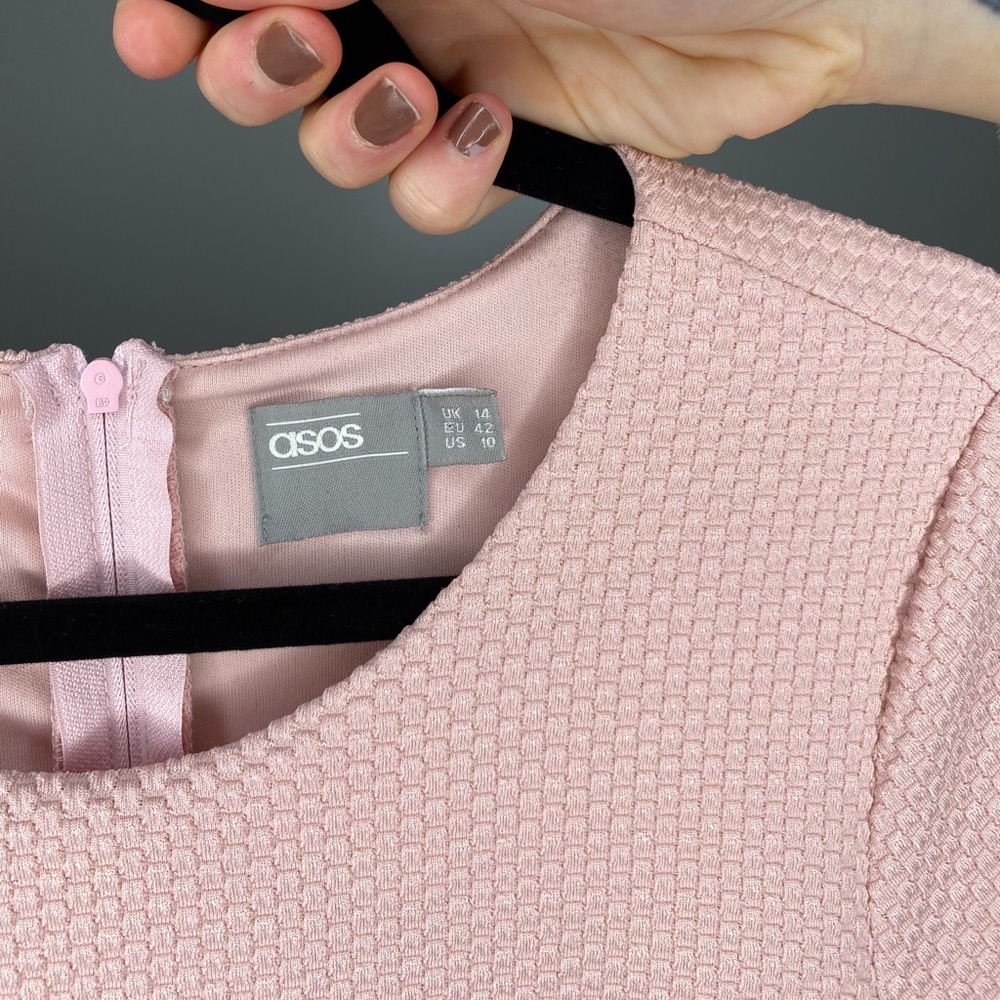 ASOS Pink Midi Dress - Picture 2 of 4